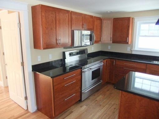 Custom Made Kitchen Cabinets - Cherry