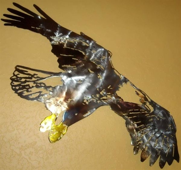 Custom Made Eagle Metal Wall Art by Superior IronArtz Llc