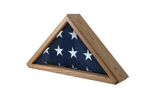 Custom Made Cedar Flag Display Case