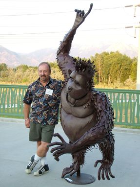 Custom Made King Louie Baboon Sculpture