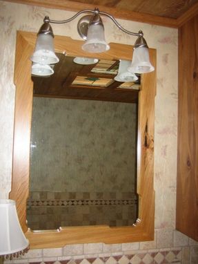 Custom Made Bathroom Cabinets In Reclaimed Cypress