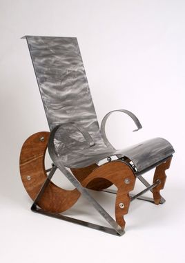 Custom Made Modern Unique One Of A Kind Metal Chairs