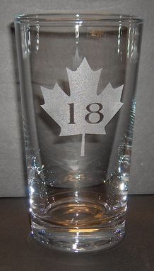 Custom Made Laser Engraved Drinking Glass