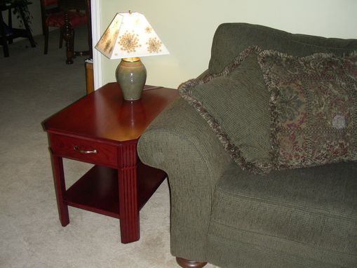 Custom Made Majestic End Table - Cherry