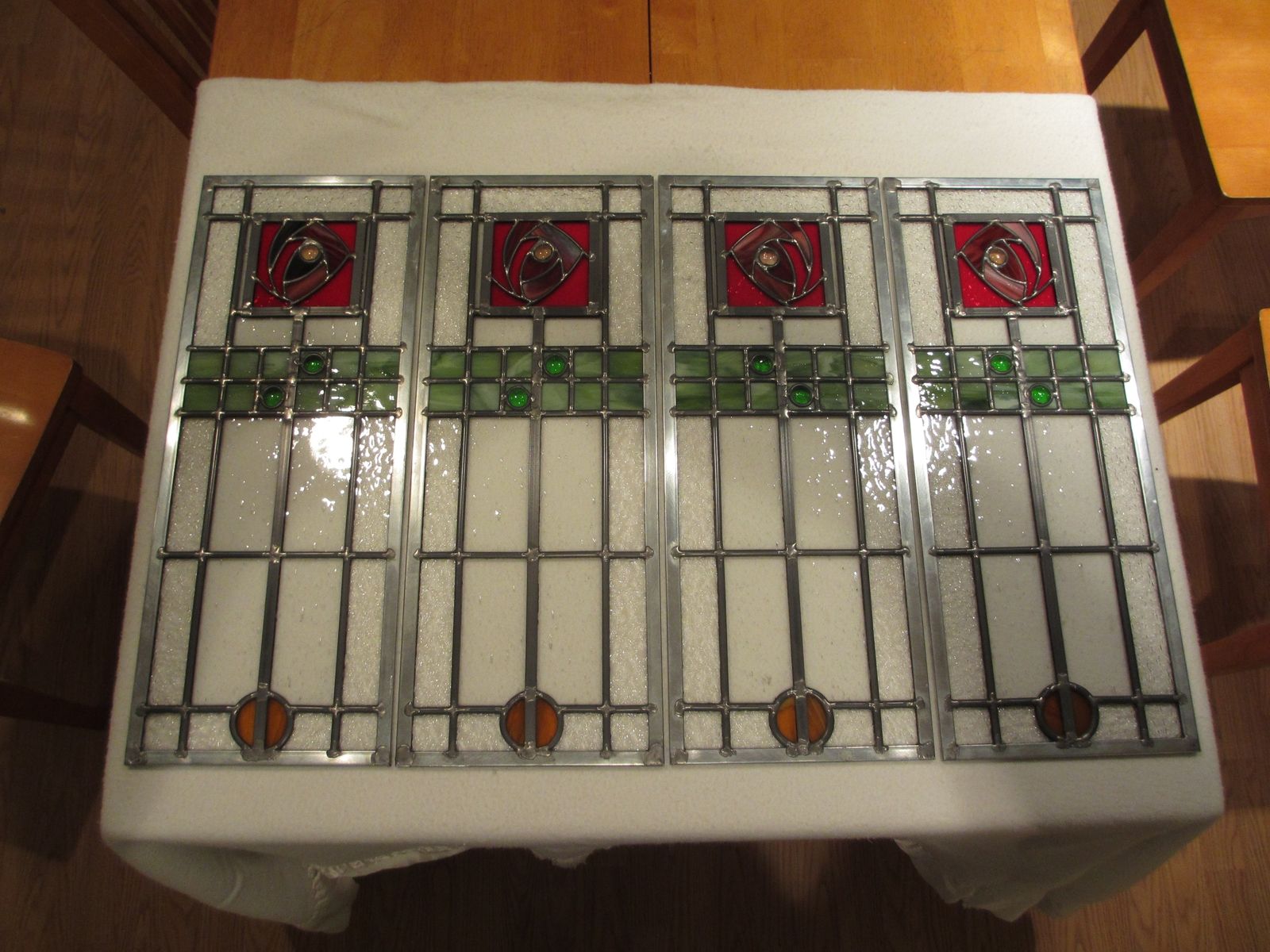 Custom Made Door Inserts by Alexander Art Glass