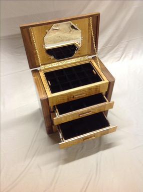 Custom Made Walnut Jewelry Box