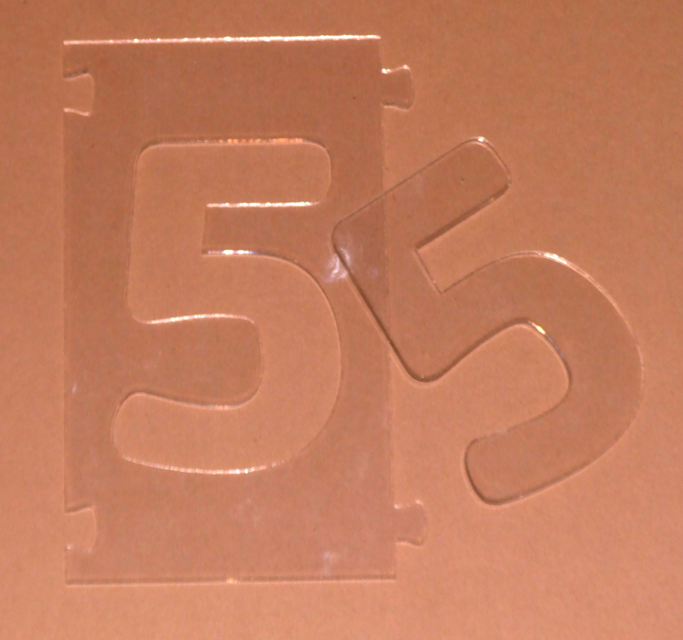 Custom Made Acrylic Router Templates by Frontiernow Engraving and