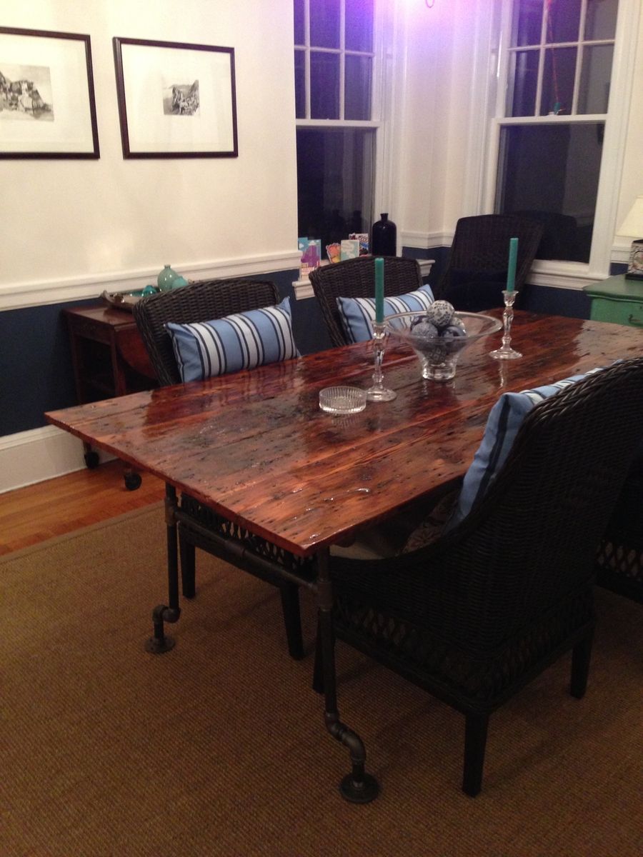 Custom Barnwood Dining Room Table By John Gaines Woodworking 