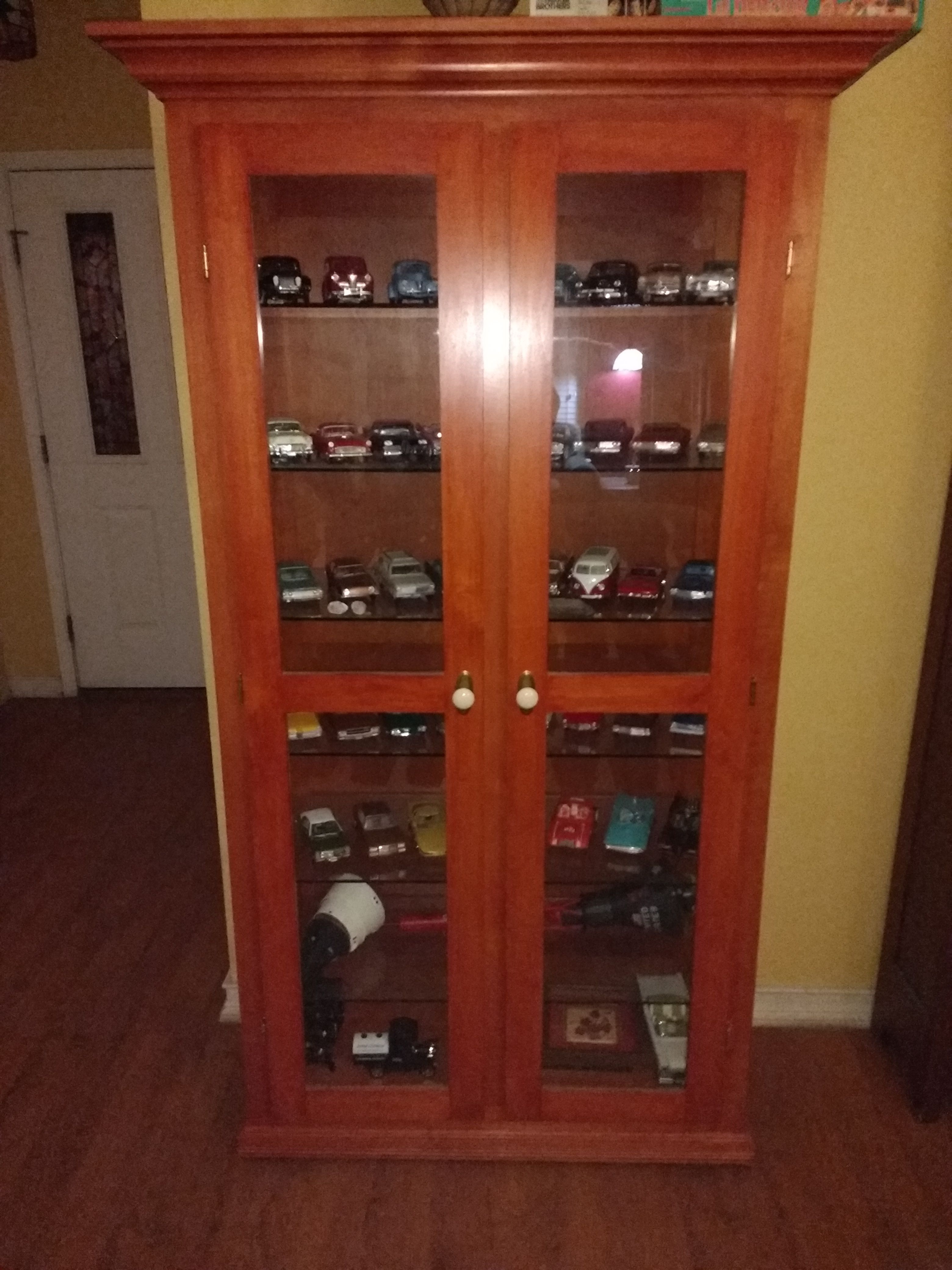 Hand Crafted Maple Display Cabinet By The Oakman Custommade Com