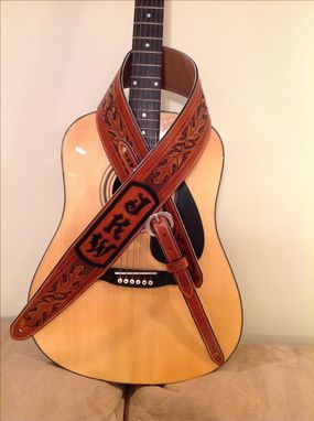Custom Made Handmade Leather Guitar & Banjo Straps