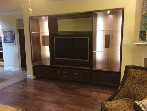 Custom Made Mahogany Entertainment Center