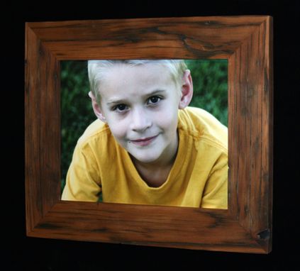 Custom Made Reclaimed Redwood Picture Frame Classic 3"