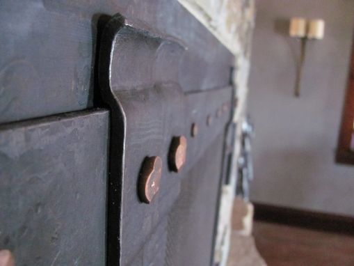 Custom Made Hand Forged Fire Place Doors And Screens