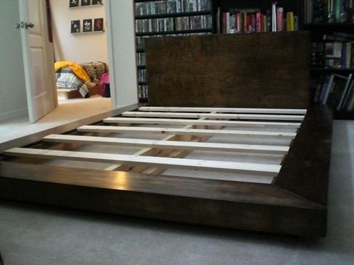 Custom Made Oak Platform Bed