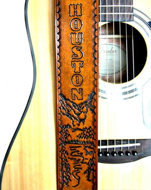 Custom Made Custom Mountain Leather Guitar Strap