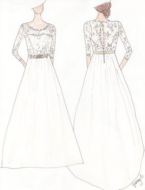 Custom Made + Size Custom Wedding Gown