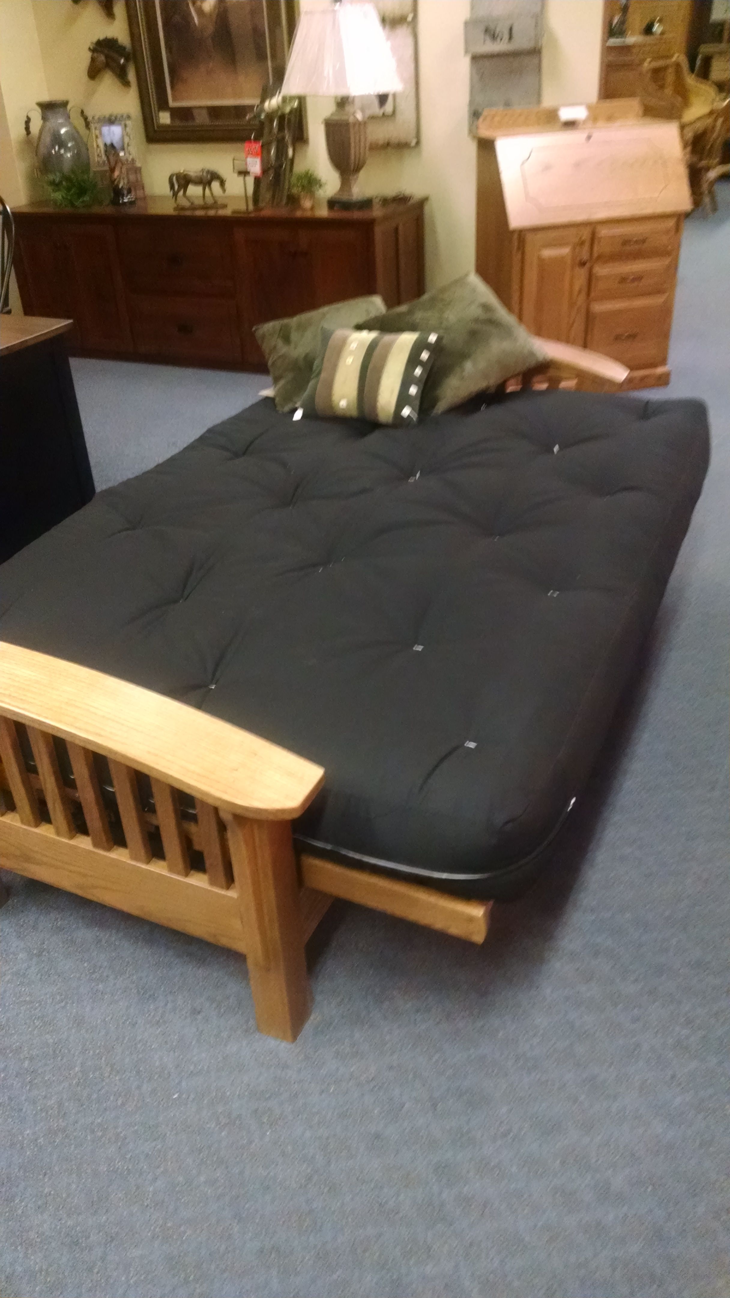 Custom Mission Futon W/ Mattress by Walnut Creek Furniture