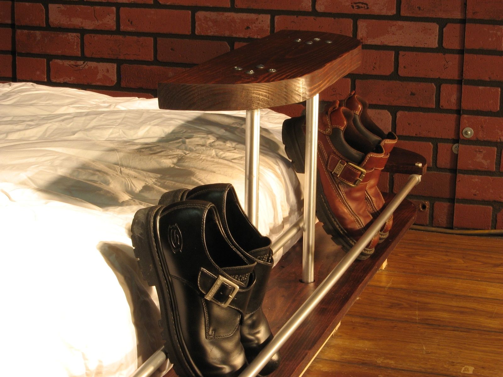 Handmade Custom Contemporary Industrial Bed by Interactive Dezigns