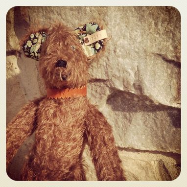 Custom Made "Henry" -- A Handmade Mohair Bear