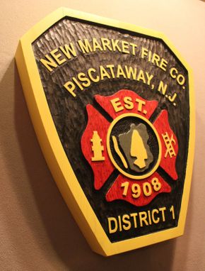 Custom Made Carved Wood Signs | Fire Dept Signs | Fire Fighter Signs | Fireman Signs | City Signs | Park Signs