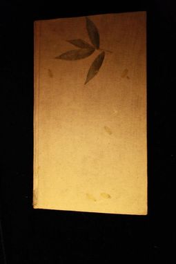 Custom Made Journal With Embedded Plant Cover
