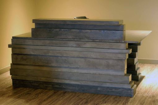 Custom Made Concrete Reception Desk