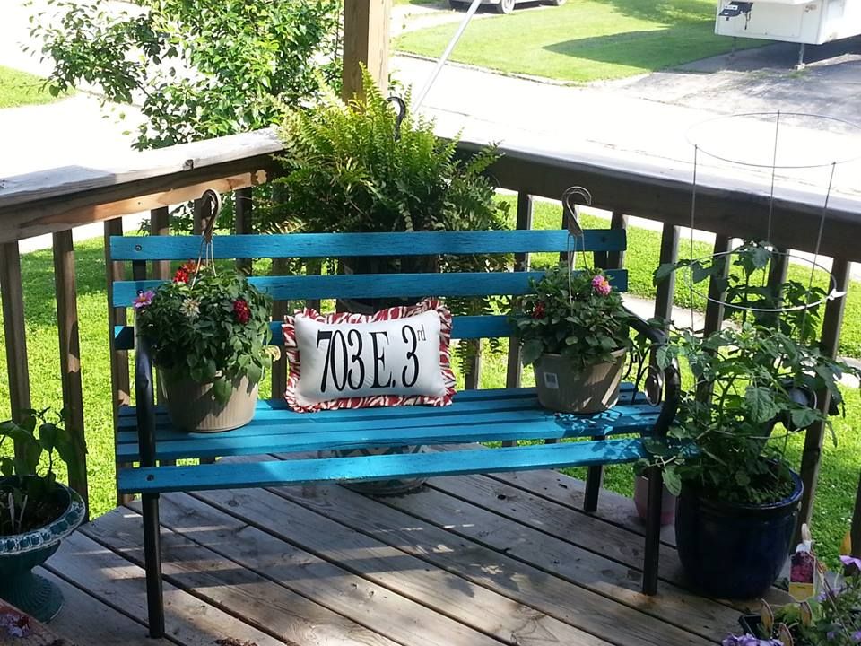 Buy Custom Made Address Pillow, Outdoor Porch Pillow, Bench Pillow