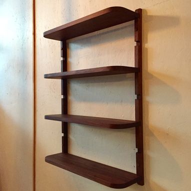 Custom Made Walnut Cantilever Shelf