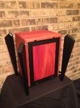 Custom Made Bloodwood And Ebony Jewelry Box For Necklaces
