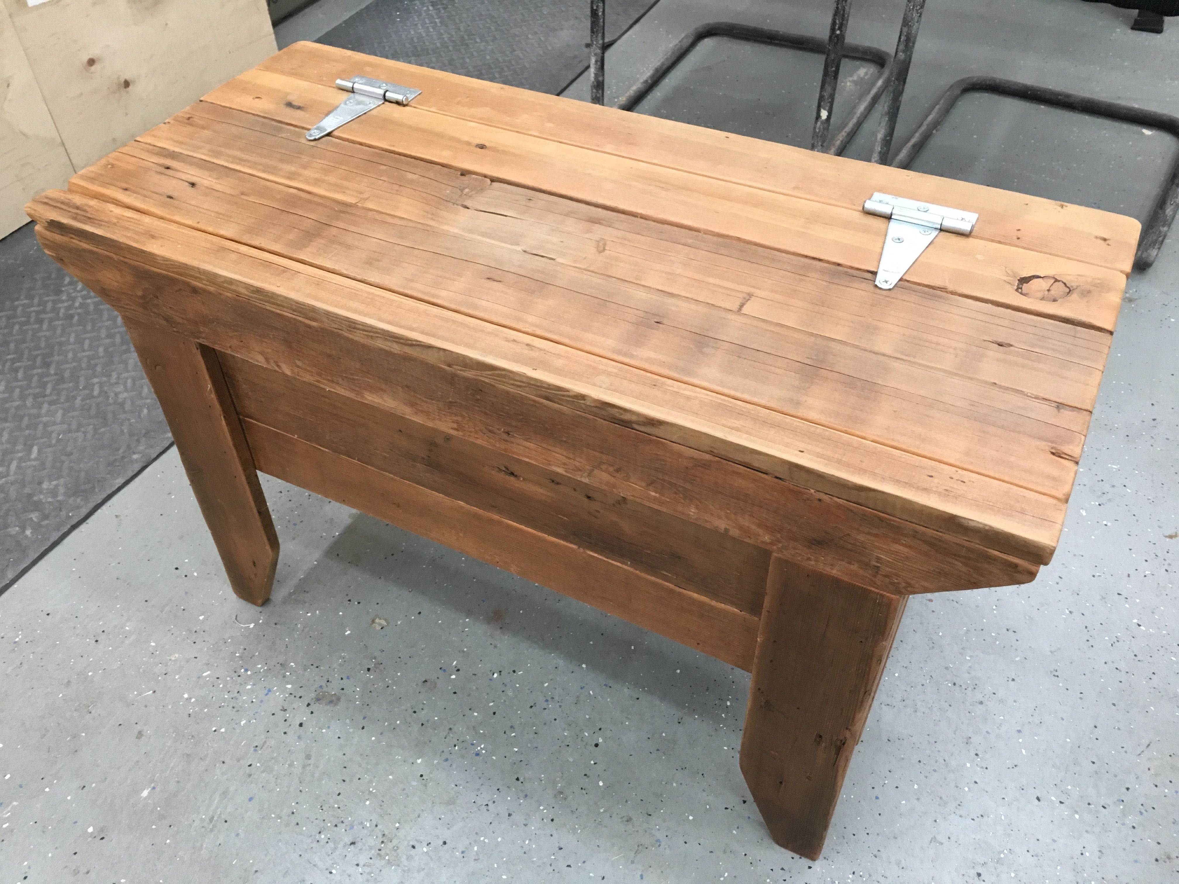 Buy Handmade Antique Dough Box, made to order from Heartland Wood Creations