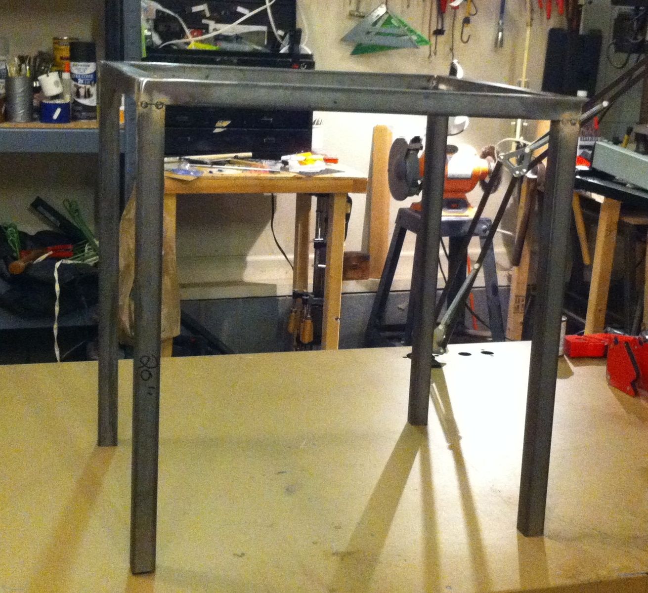 Handmade Mini Fridge Stand by Bama Metal Fab