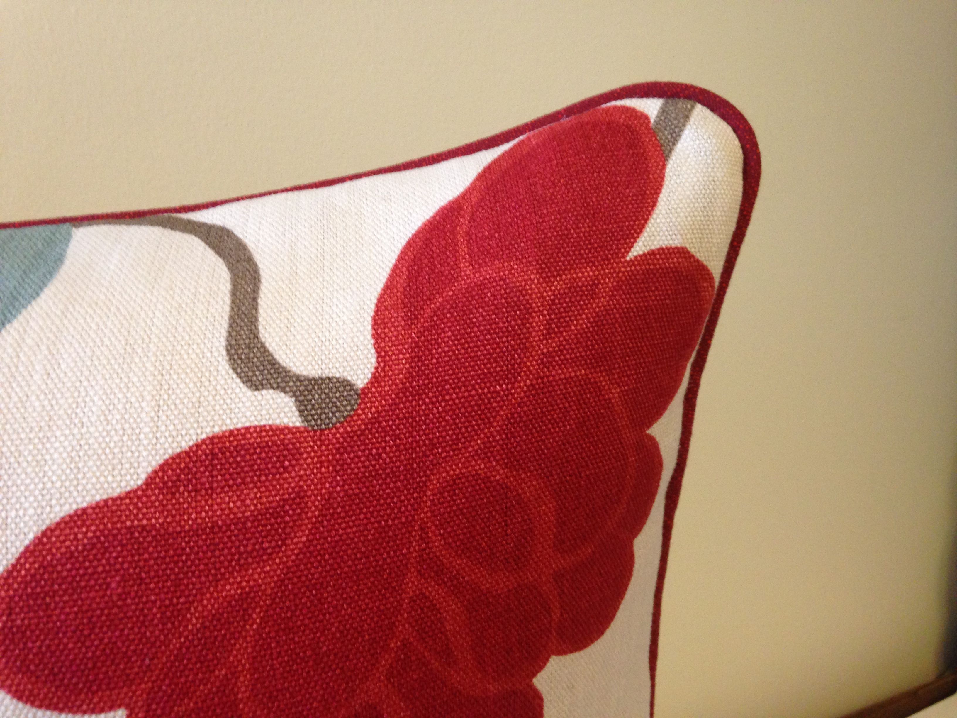 Buy Custom Made Red Roses Decorative Pillow, made to order from OOD