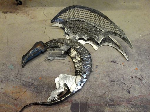 Custom Made Sculpture,Wall Art, Custom Steel Dragon