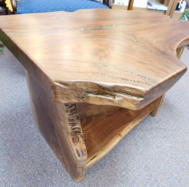 Custom Made Stumpy Walnut Coffee Table