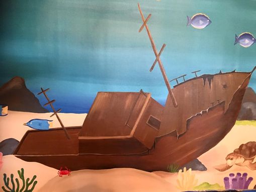 Custom Made Ocean Mural On Canvas