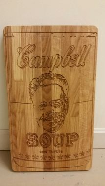 Custom Made Custom Carved Cutting Board - Personalized With Your Image