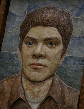 Custom Made Ceramic Tile Relief Portrait