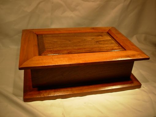 Custom Made Raised Panel Jewelry Box With Tray