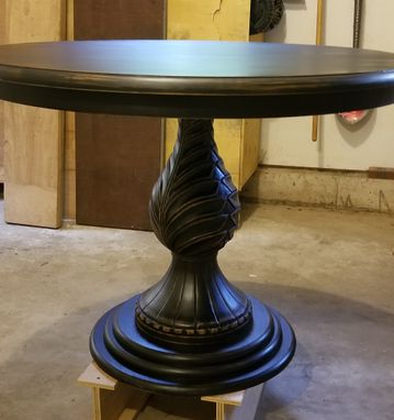 Custom Made Carved Dining Table