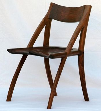 Custom Made "A" Frame Chair In Walnut