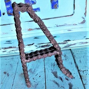 Buy Hand Crafted Welded Chain Art Metal Heart Sculpture, Sign Signage, made  to order from Metal Art at Recycled Salvage Design