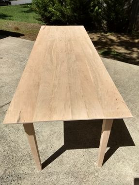 Custom Made Shaker Inspired Maple Table