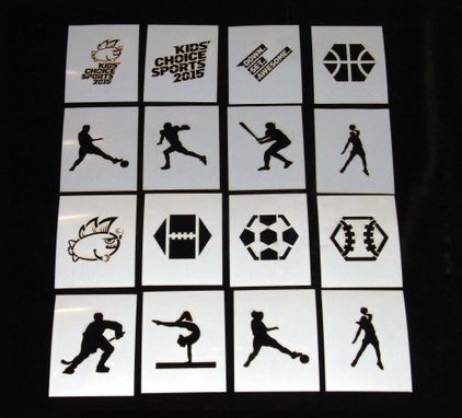 Custom Made Custom Laser Cut Kids Tattoo Mylar Stencils