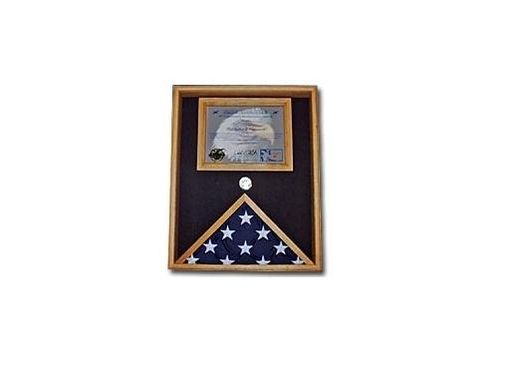 Custom Made Military Certificate Case, Military Flag And Document Case