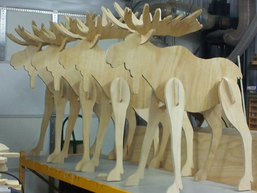 Custom Made Lawn Moose Decoration