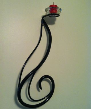 Custom Made Curly Candle Holder