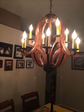 Custom Made 12 Lamp Chandelier
