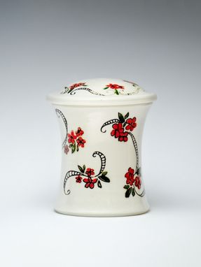 Custom Made Small Flowered Pet Urn