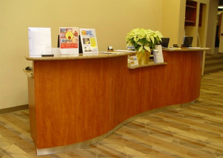 Custom Reception Desks Business By Arlington Woodworking Inc