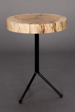 Custom Made Spalted Maple End Table